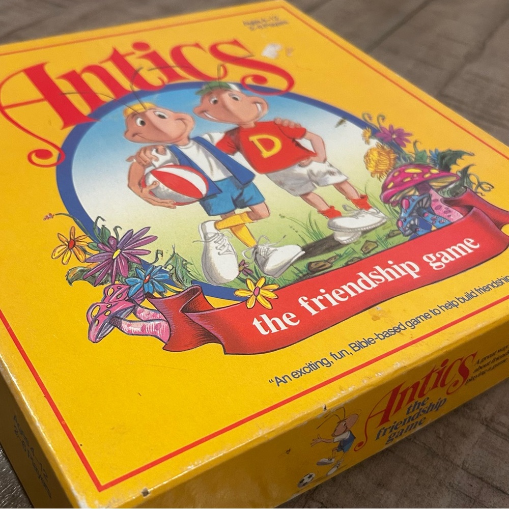 Vintage Board Game 1988 Antics The Friendship Game Andy Ant Angelica Ant